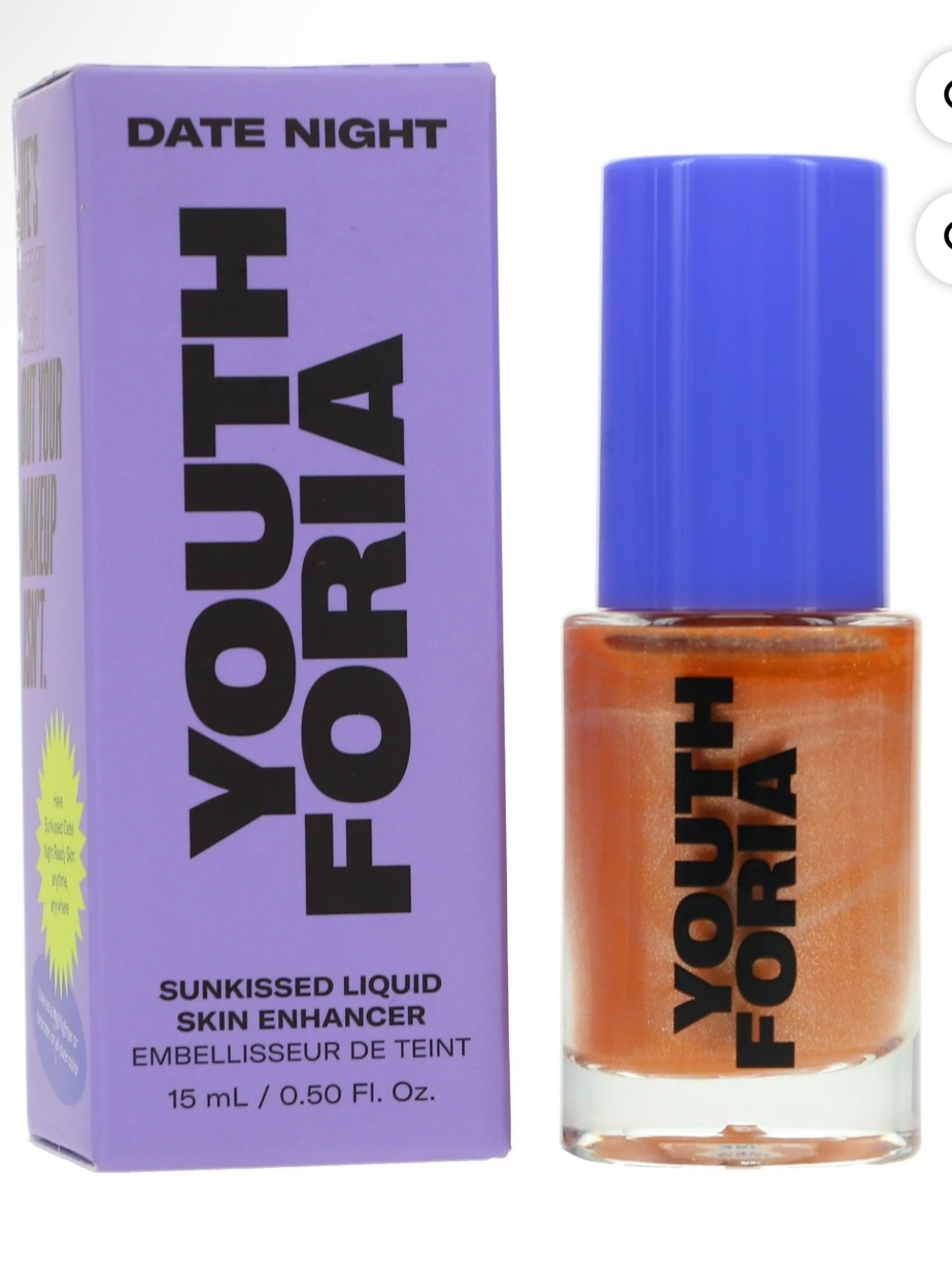 NIB Youthforia Date Night Sunkissed Liquid Skin Enhancer - Bronzy Shade